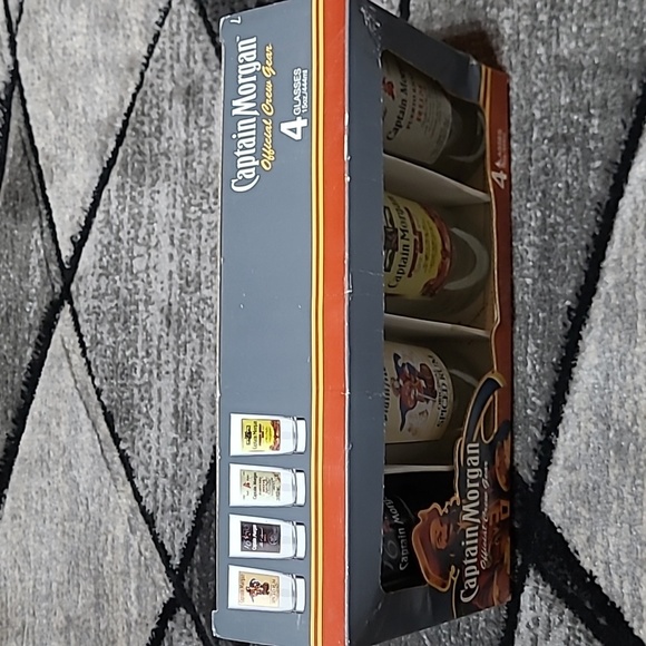 VINTAGE CAPTAIN MORGAN OFFICIAL CREW GEAR SET-OF-4  15OZ GLASSES - Picture 5 of 13